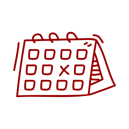 Illustratie van een kalender